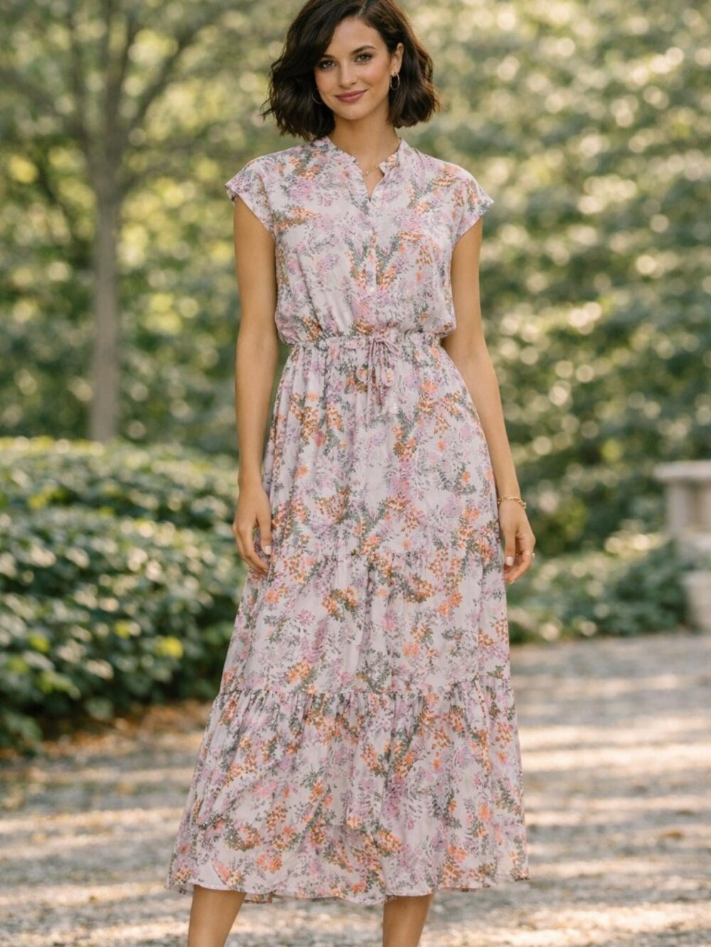 Rebecca Minkoff Giselle Maxi Floral flowing dress